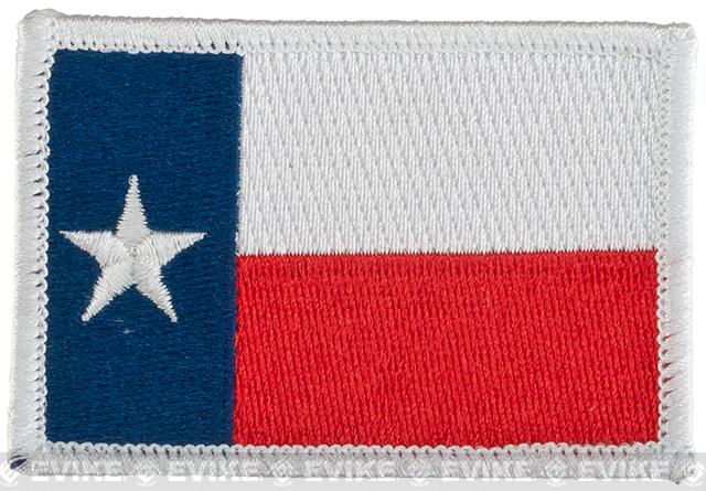 Evike.com Tactical Embroidered U.S. State Flag Patch (State: Texas The Lone Star State)