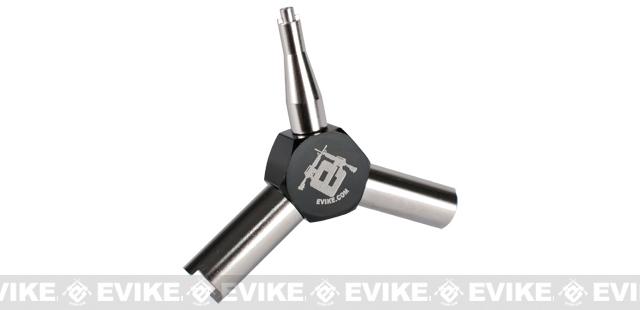 Evike.com Precision Stainless Steel Airsoft GBB Triple Gas Valve Key