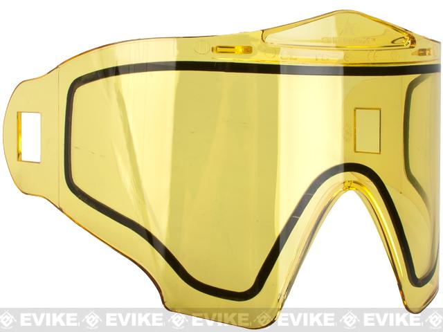 Annex Thermal Lens for Airsoft Paintball Full Face Masks (ANSI Rated) by Valken (Color: Yellow)