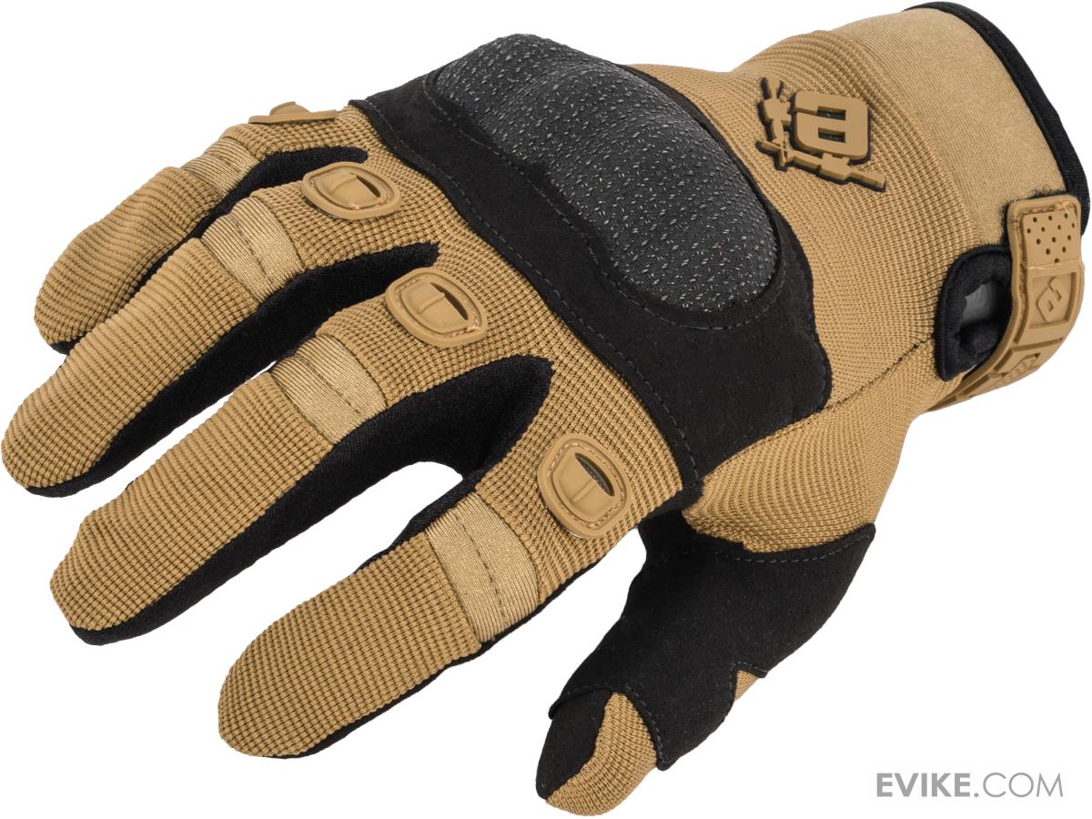 Evike.com Field Operator Full Finger Tactical Shooting Gloves (Color: Tan / Large)