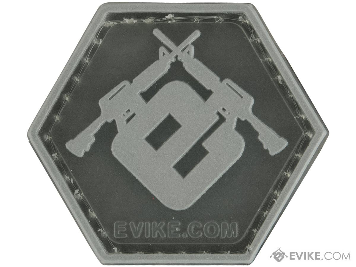 Operator Profile PVC Hex Patch Evike Series 3 (Model: Evike E / Clear/Silver)