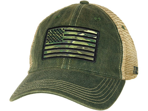 7.62 Design Camo Flag Vintage Trucker Hat