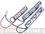 Intellect Custom NiMH Airsoft Battery Pack for Airsoft AEGs (Size: 9.6V 5000mAh / CTW  Stock/ Large Tamiya)