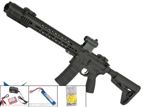 EMG / SAI GRY AR-15 AEG Training Rifle w/ JailBrake Muzzle (Model: Carbine ITAR + Battery/Charger)