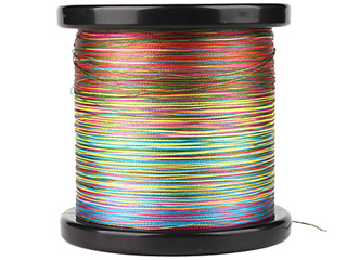 Battle Angler 8x depth finder color coded braid PE fishing line (Size: 80 Lbs)