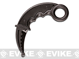 6.7 Polypropelene Training Karambit Knife - Black