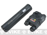 G&G MIT Weapon Mounted Tracer and Chronograph Unit (Color: Black w/ PEQ Battery Pack)