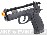 z ASG Licensed CZ75D Compact CO2 Airsoft Gas Blowback Hand Gun - Dual Tone