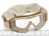 Revision Desert Locust® Ballistic Goggles Kit (Color: Tan Frame / Normal Fit / Clear Lens)