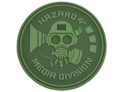 Hazard 4 Media Division� TPR Rubber Patch (Color: OD Green)