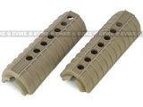 AR-15 Type M4 Polymer Handguard for M4 Series Airsoft AEG GBB Rifles - Dark Earth