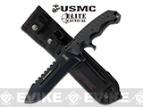 M-Tech Marines Elite Tactical 11.5 Fixed Blade Knife (Color: Black)