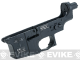 ICS UK1 Full Metal Aluminum Lower Receiver for Airsoft AEG Rifles - Black