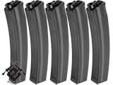 CYMA Metal 100rd Mid-Cap Mag for MP5 / Mod5 Series Airsoft AEG (Package: Set of Five)