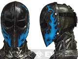 Evike.com R-Custom Fiberglass Wire Mesh Army 40D Mask - Blue Flames