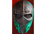 Evike.com R-Custom Fiberglass Wire Mesh Army 40D Mask - Green Flames