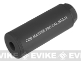 CQB Master Airsoft Pro Barrel Extension / Mock Suppressor System (Color: Black / 80mm)