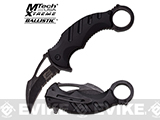 M-Tech 4.75 Spring Assisted Karambit with Stonewashed Blade