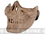 Avengers Skull Iron Face Lower Half Mask (Color: Dried Bone Skeleton)