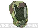 Matrix Iron Face Carbon Steel Striker Gen4 Metal Mesh Full Face Mask (Color: Woodland)