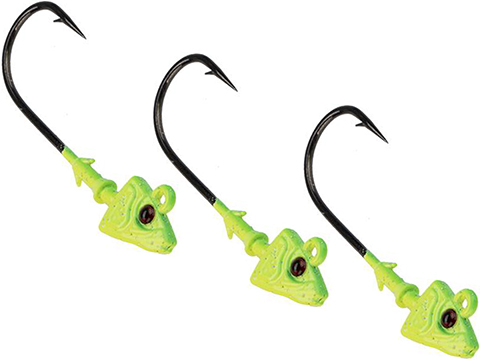 Mustad Shad/Darter Head 3/16 OZ 2X Strong 2XL - Pack of 3 