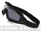 Oakley SI Ballistic ALPHA Halo Full Seal Goggles (Color: Matte Black with Grey Lens)