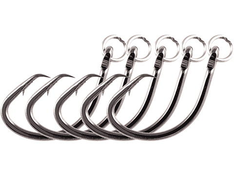 Owner 5163R-111 Ringed Mutu Circle Hook for Live Bait with Welded Eye (Size: 1/0 / 6-Pack)