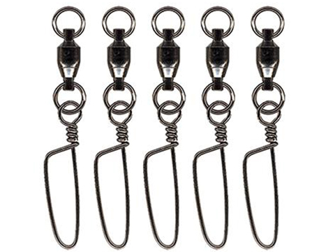 Owner 5159-041 Ball Bearing Snap Swivel with Coastlock Snap  (Size: 4 100Lb / 5 Per Pack)