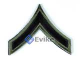 Matrix Military Ranking Embroidery Patch  (Style: Private)