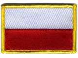 Matrix Country Flag Series Embroidered Morale Patch (Country: Poland)