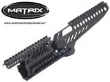 Matrix Tactical X47 Rail System for AK Series Airsoft AEG (Black)