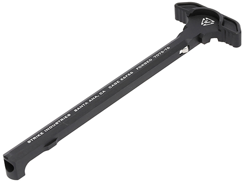 Strike Industries Latchless Charging Handle for AR15 Rifles (Color: Black)