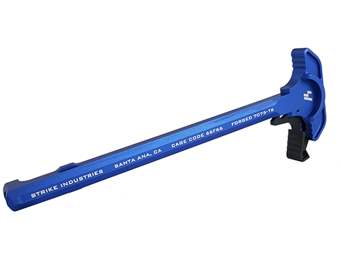 Strike Industries AR-15 Charging Handle (Model: Extended  Latch / Blue)