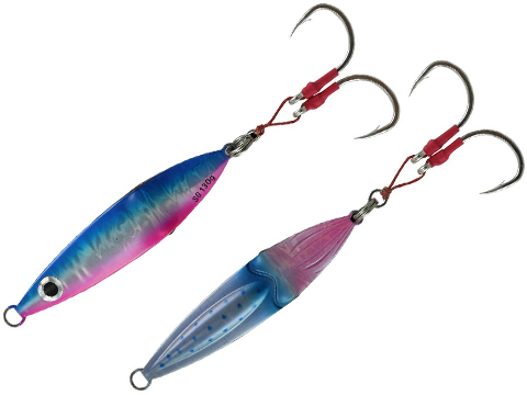 Savage Gear Deep Drop Erratic Squish Jig (Style: Blue Pink / 5/0 Hook 80g)