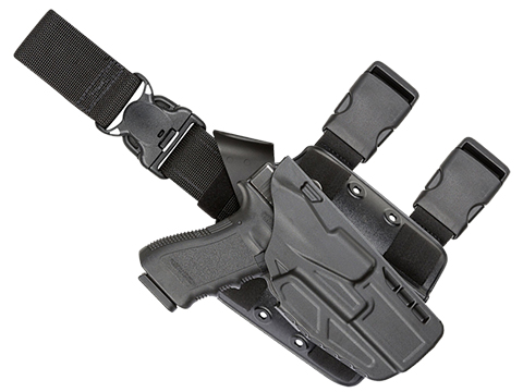 Safariland Model 7385 7TS ALS Tactical Holster W/ Quick Release (Size: Glock 17, 22. Barrel Length 4.5)