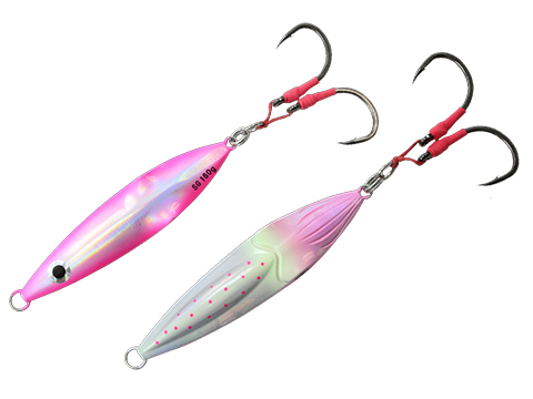 Savage Gear Squish Deep Drop Erratic Fall Jig - Pink Ice (Size: 6/0 100g)