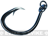 Trokar 619 Ringle Circle Extreme Live Bait HD Hooks - Platinum Black (Size: 3/0 Set of 5)