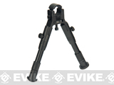 UTG New Gen Adjustable Reinforced Enhanced Center Height Clamp-on Bipod