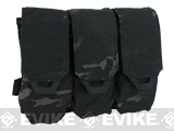 Avengers MOLLE QUOP M4 / M16 Triple Mag Pouch - Multicam Black