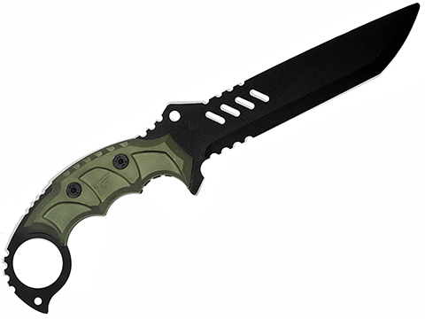 TS Blades TS-Dark Wolf Dummy PVC Knife for Training (Color: Ranger Green)