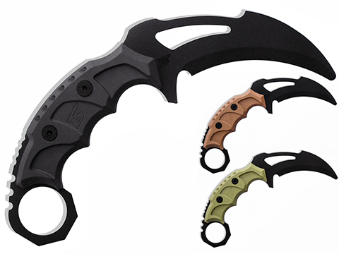 TS Blades TS-Black Widow EVO Dummy PVC Karambit Knife for Training (Color: Ranger Green)