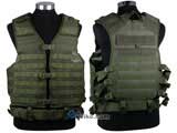 NcSTAR Tactical MOLLE Vest w/ Hydration Pouch and Pistol Belt (Color: OD Green)