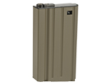 A&K 110rd Metal Mid-Cap Magazine for SR-25 Series Airsoft AEG Rifles (Color: Tan)