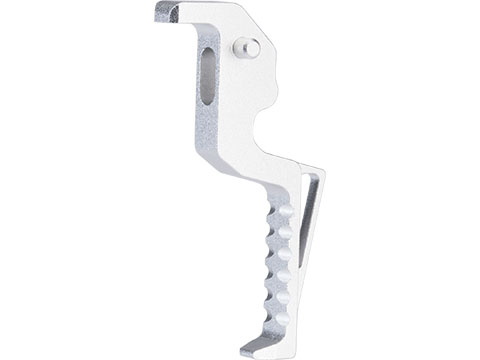 Action Army T10 CNC Aluminum Trigger for VSR-10 Airsoft Spring Sniper Rifles (Model: Type B / Silver)
