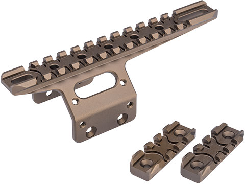 Action Army Front Rail Kit Rail for T11 Airsoft Sniper Rifles (Color: Flat Dark Earth)