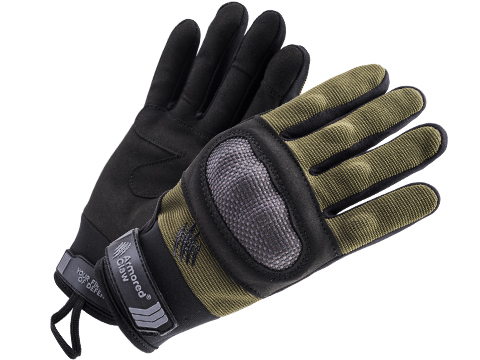 Armored Claw Shield Tactical Glove (Color: OD Green / X-Small)