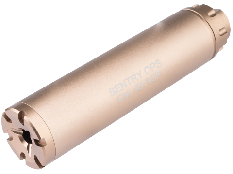 Angel Custom Sentry Mock Suppressor for 16mm Threaded Barrels (Model: Dark Earth)