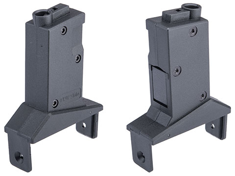 Angel Custom Magazine Adapter for Firestorm / Thunderstorm Airsoft AEG Drum Magazines (Model: MP5 / Black)