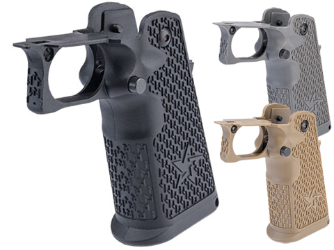 Staccato Licensed CNC G2 Polymer Pistol Grip for TM Hi-Capa Gas Blowback Pistols by Angel Custom 