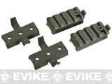 Matrix ARC / ACH / Bump Type Helmet Rail Mount Set (Color: OD Green)